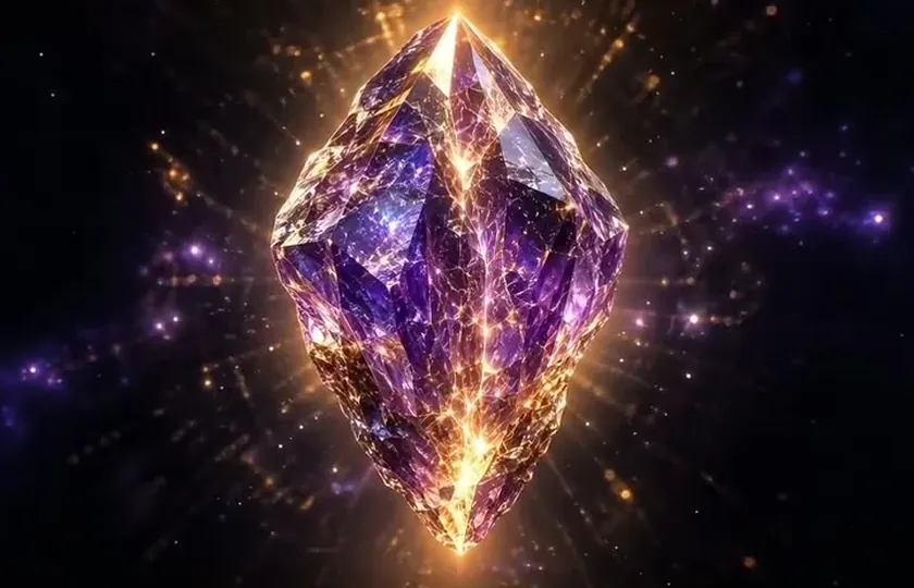 ASTRO — still frame from the studio's original trailer, the void crystal