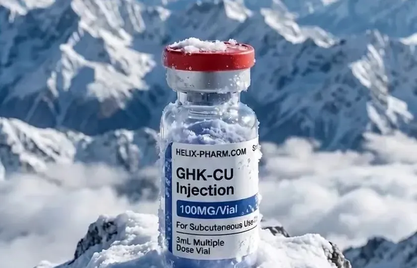 Helix Pharm — product film still frame on a mountain summit